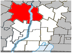 Saint-Jean-sur-Richelieu Quebec location diagram